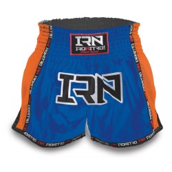 Pantaloncini K1 Muay Thai IRONITRO "LASER BLUE ORANGE "