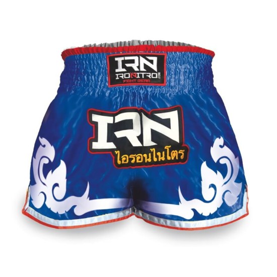 Pantaloncini NITRO THAI Muay Thai K1 New Tribal Blue White