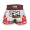 Pantaloncini NITRO THAI Muay Thai K1 New Tribal White Red