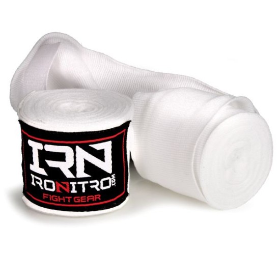 Bendaggi Boxe IRONITRO Bianco 4,5 m