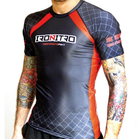 Rashguard Blu MMA Grappling 2.0 IRONITRO CAGE FIGHT