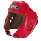 Casco boxe Ironitro Pro Start Open Chin Rosso