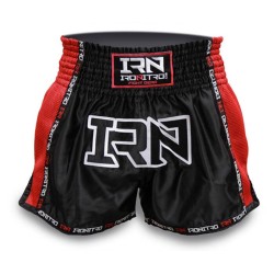 Pantaloncini K1 Muay Thai IRONITRO "Laser" BLACK TO RED 2.0