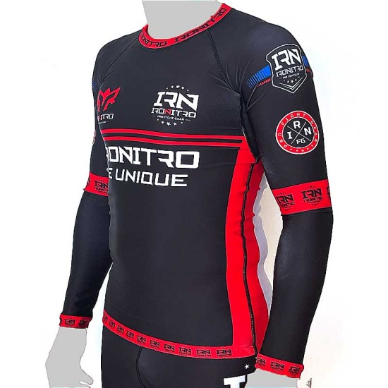 Rashguard  MMA Grappling  IRONITRO  FIGHT