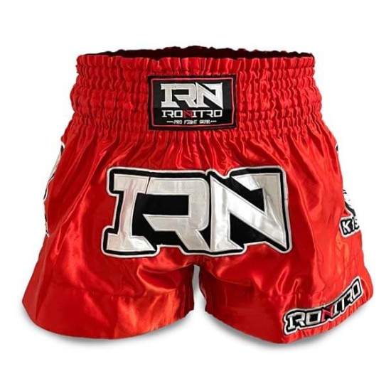 Pantaloncini NITRO THAI Muay Thai K1 "FIGHT" Red