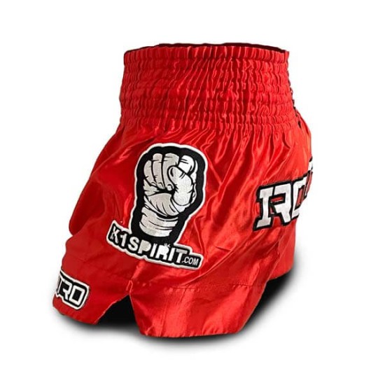 Pantaloncini NITRO THAI Muay Thai K1 "FIGHT" Red