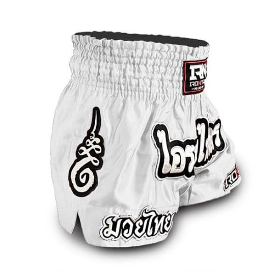 Pantaloncini NITRO THAI Muay Thai K1 "SIAM" White